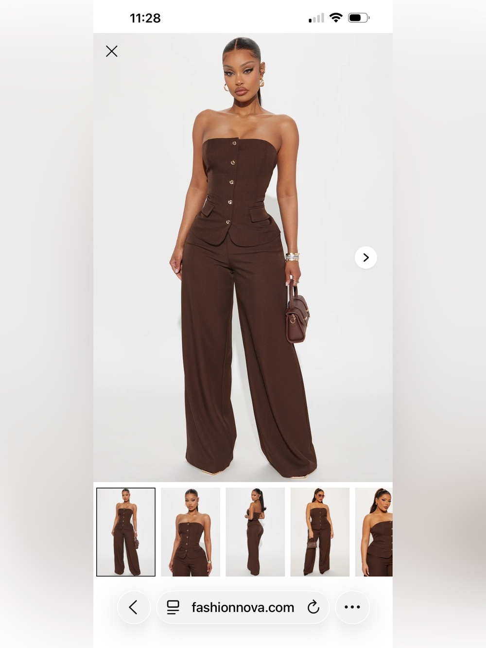 Fashion Nova Shayla Pantsuit (2 piece set!